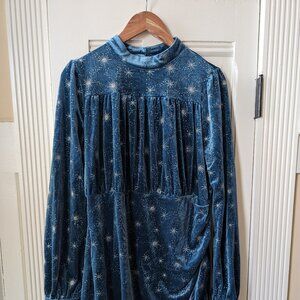 Cider Velvet Sparkle Dress